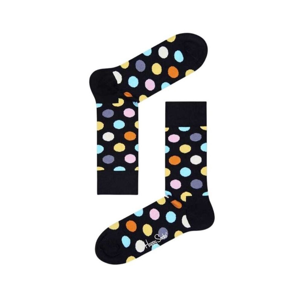 Happy Socks Black Cotton Men's Socks